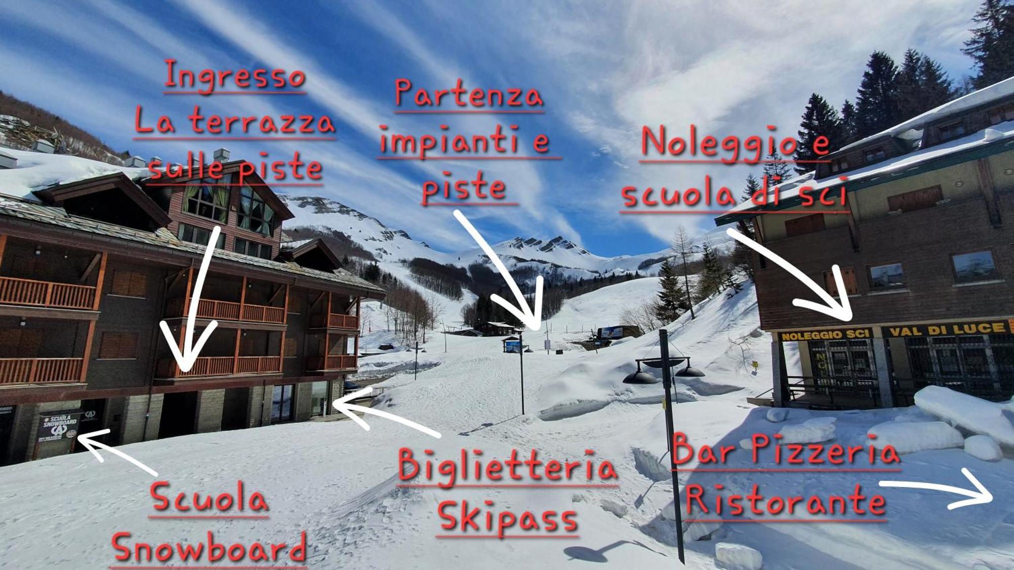 La Terrazza Sulle Piste Val Di Luce - Biancheria Inclusa Abetone Ngoại thất bức ảnh